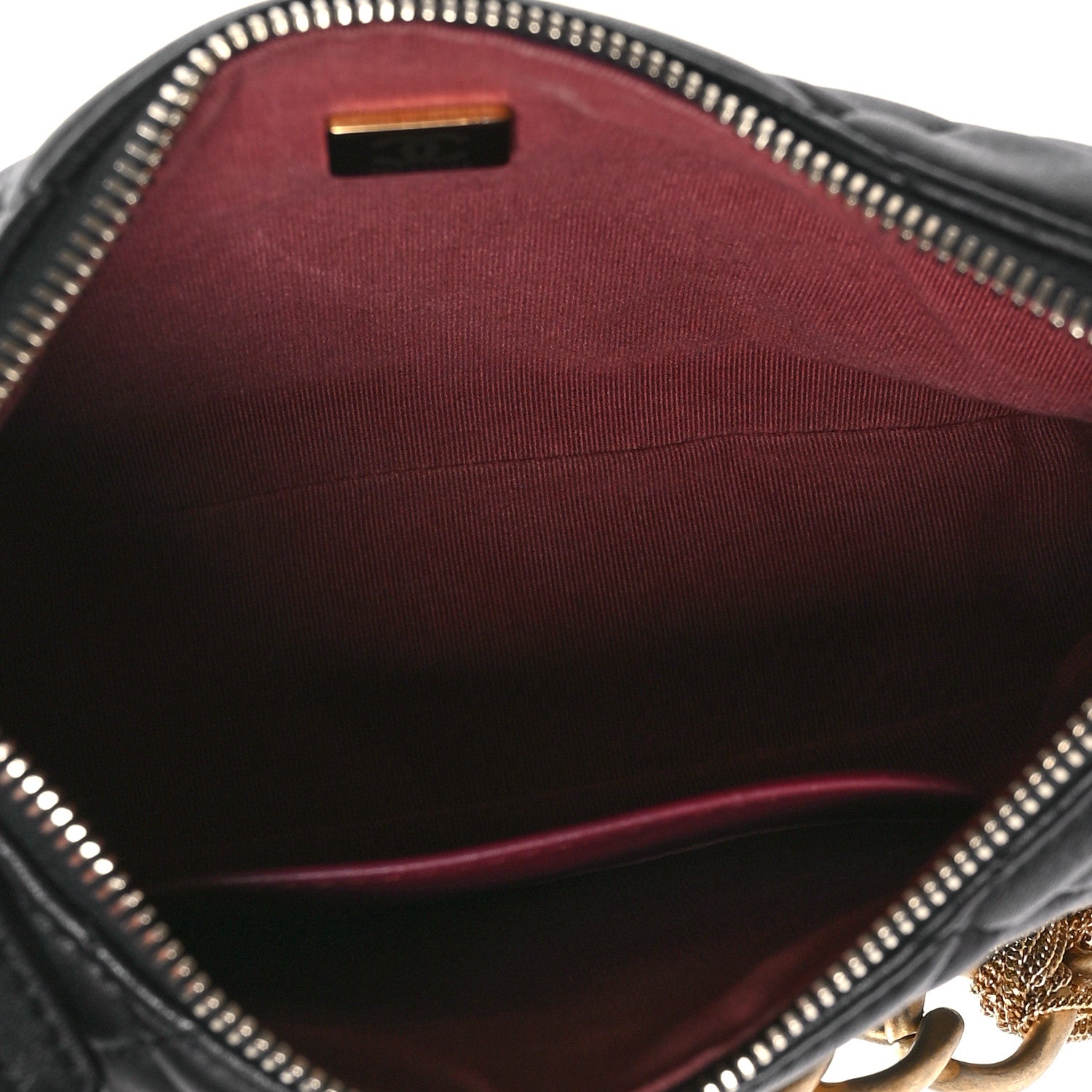 Chanel Lambskin Quilted CC Chain Hobo Black 5 of 10