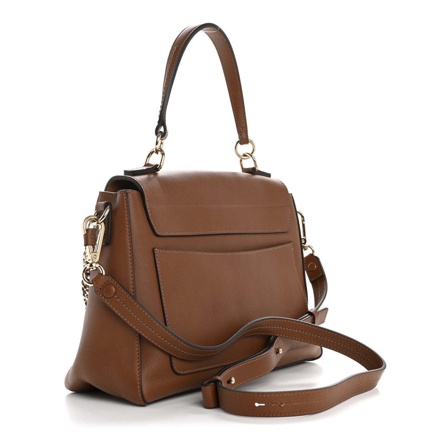Chloe Calfskin Small Faye Day Shoulder Bag Tan 3 of 10