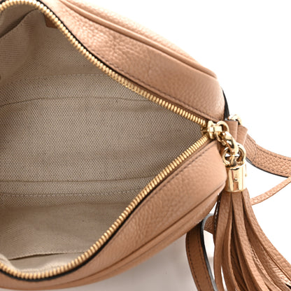 Gucci Pebbled Calfskin Small Soho Disco Bag Camelia 5 of 11