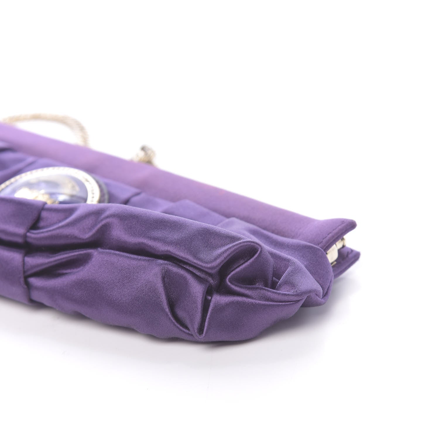 Gucci Satin Hysteria Clutch Purple 10 of 10
