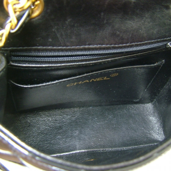 Chanel Patent Mini Flap Black 8 of 11