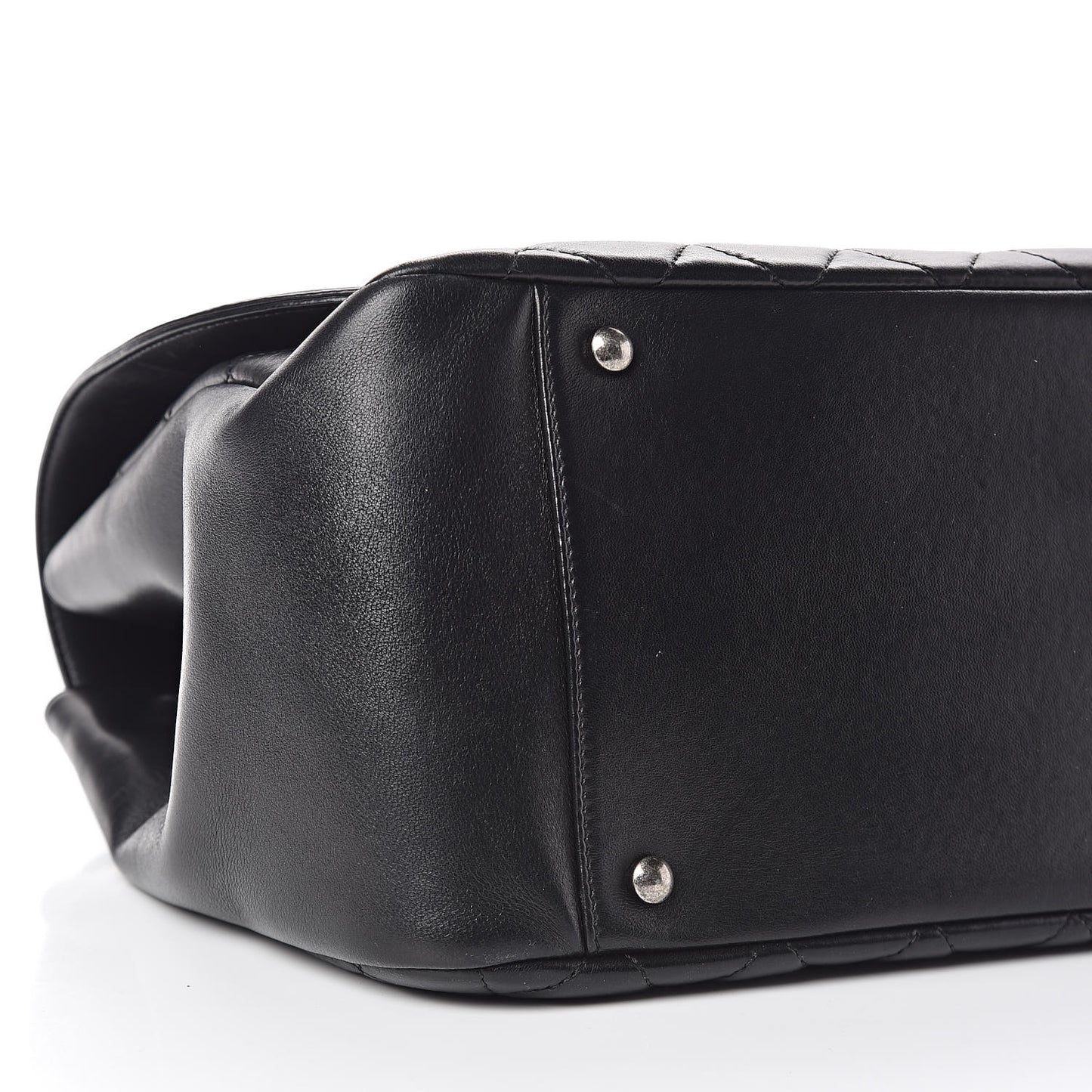 Lambskin Quilted Large Antik Boy Flap Black