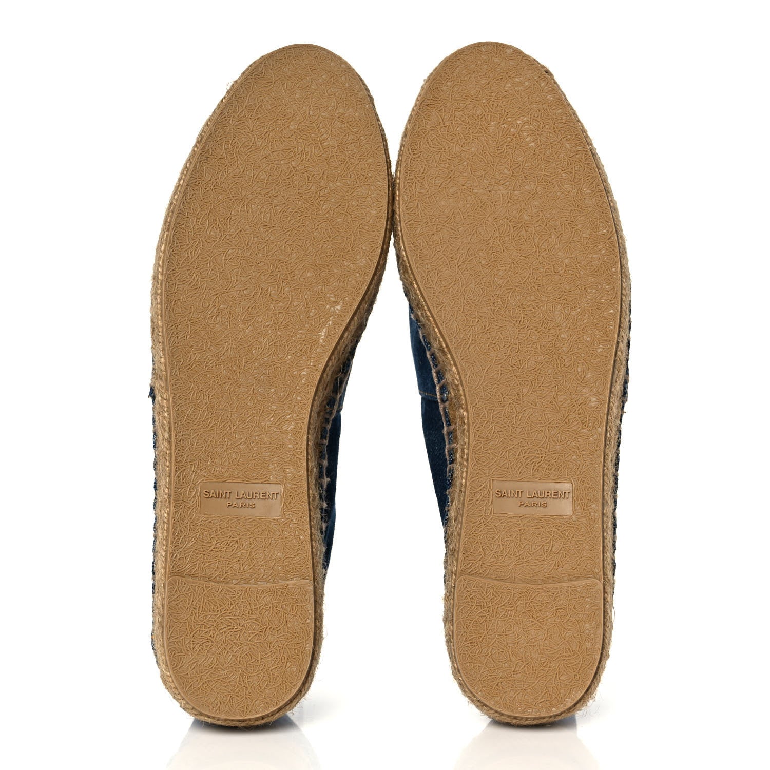 Saint Laurent Canvas Nappa Elba Light Logo Embroidered Espadrilles 38.5 Black 6 of 10