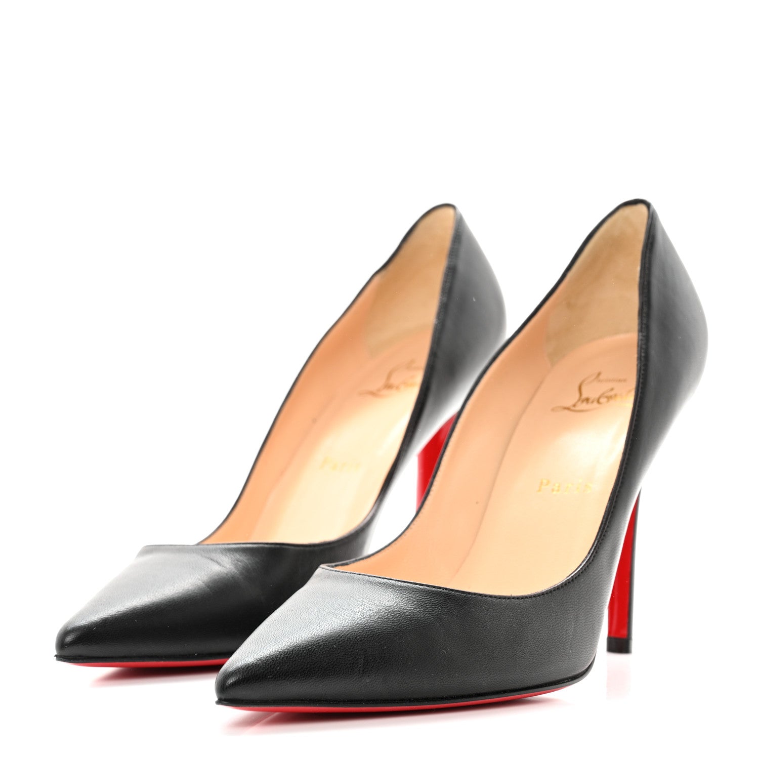 Christian Louboutin Nappa Apostrophy 100 Pumps 39.5 Black 3 of 8