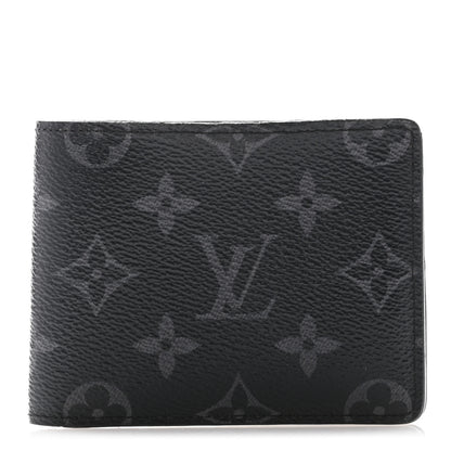 Louis Vuitton Monogram Eclipse Slender Wallet 1 of 9