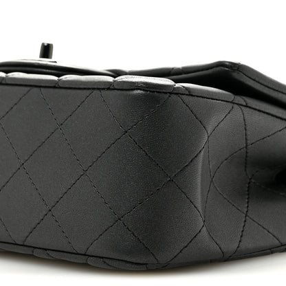 Chanel Lambskin Quilted Mini Rectangular Flap So Black 10 of 11