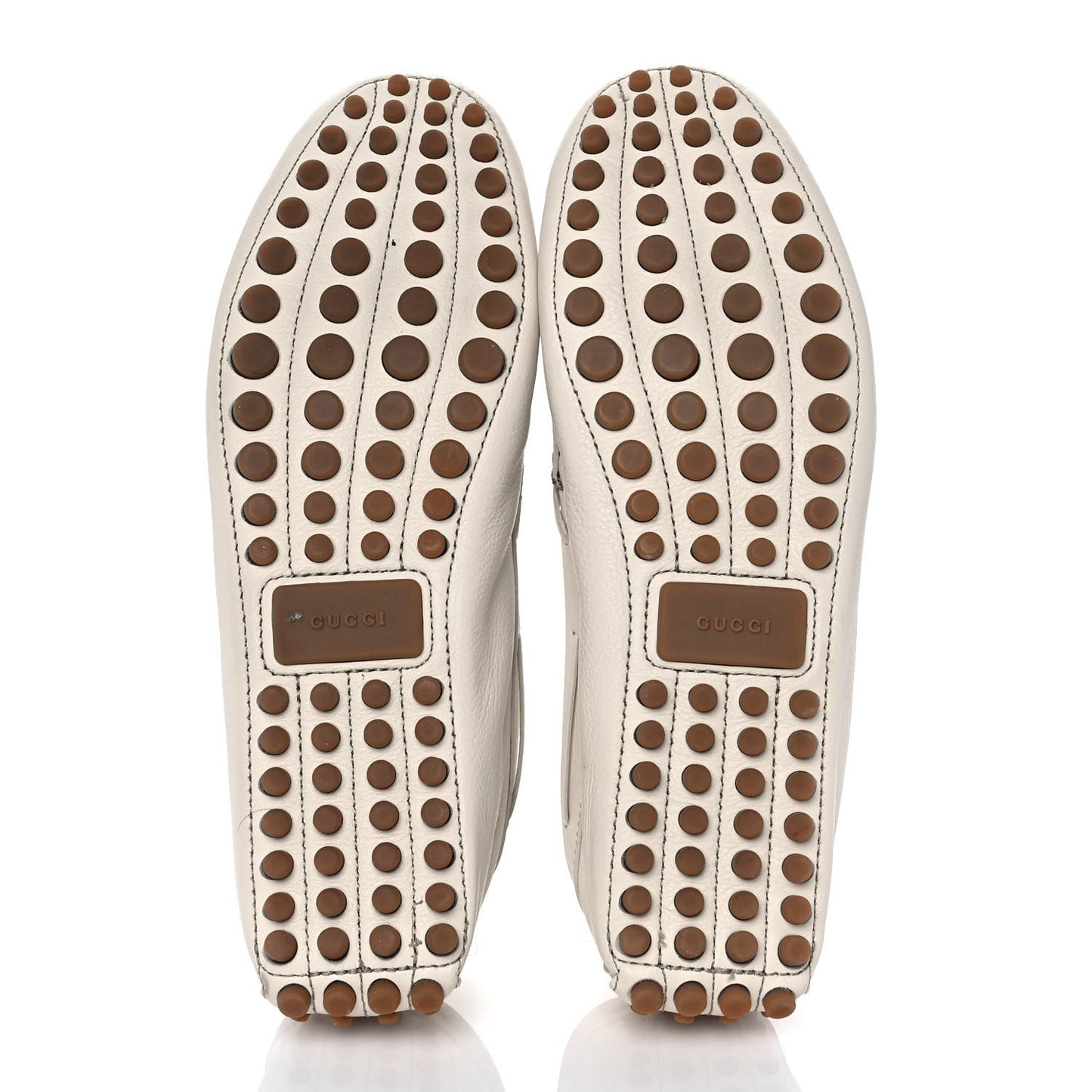 Calfskin Womens Loafers 39.5 White