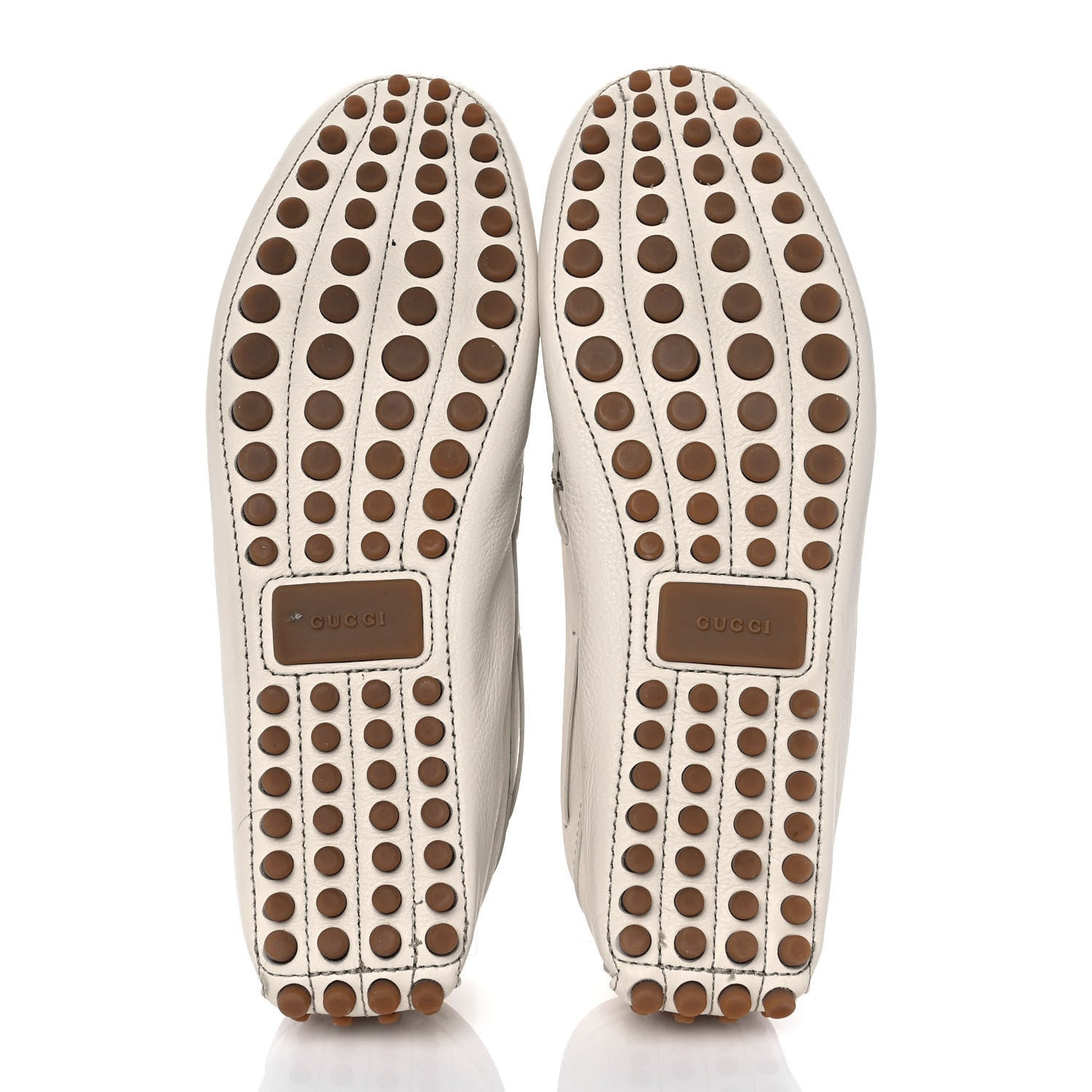 Gucci Calfskin Womens Loafers 39.5 White 5 of 9