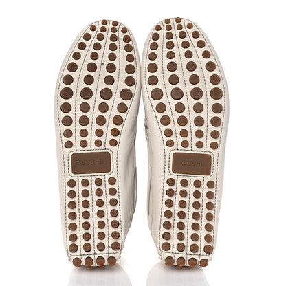 Gucci Calfskin Womens Loafers 39.5 White 5 of 9