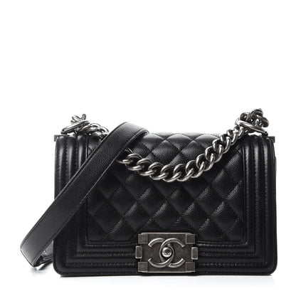 Chanel Caviar Quilted Small Boy Flap Black 1 of 11