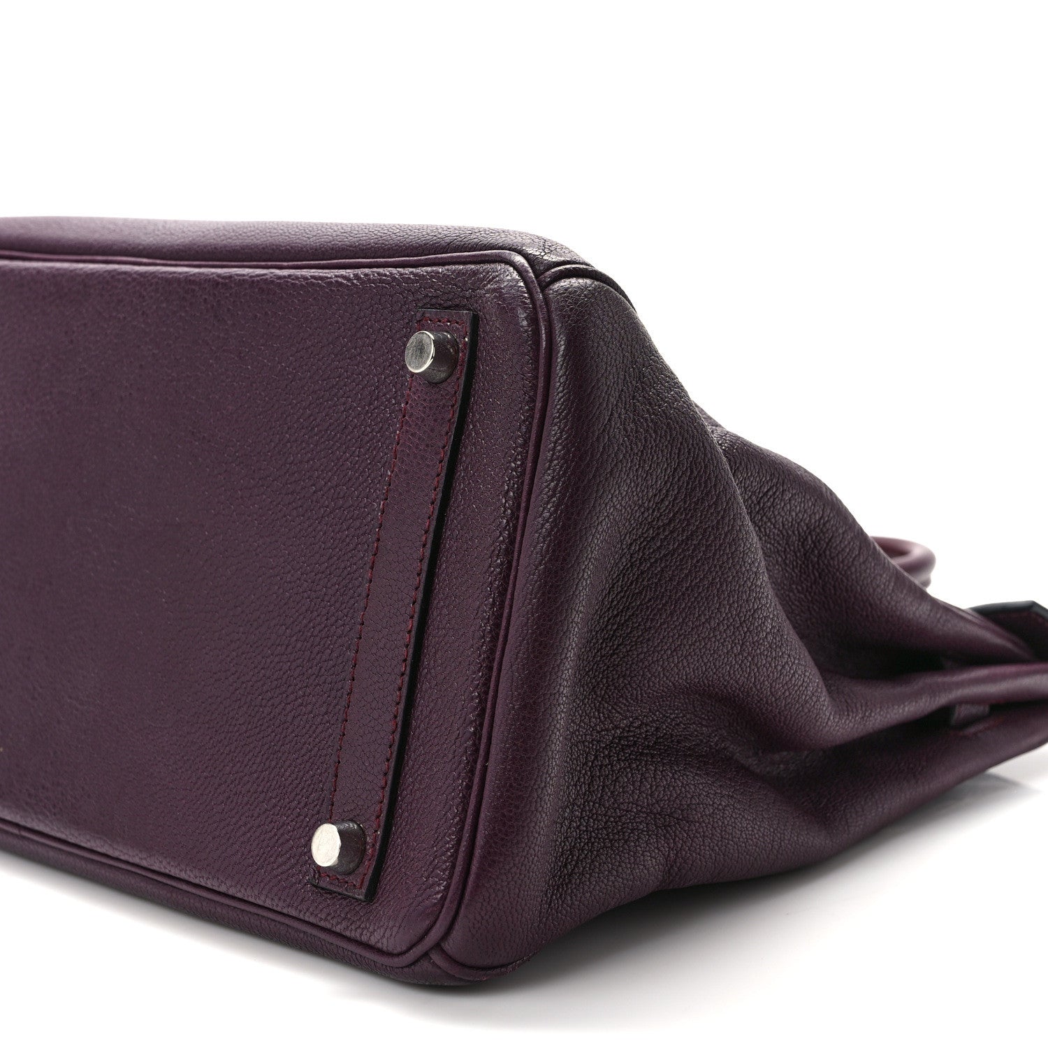 Hermes Chevre Mangalore HAC Birkin 32 Raisin 8 of 11