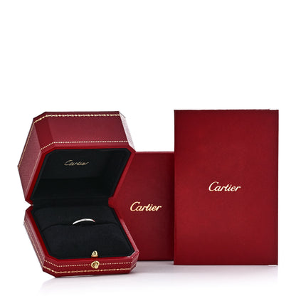 Cartier Platinum 2mm 1895 Wedding Band Ring 57 8 5 of 5