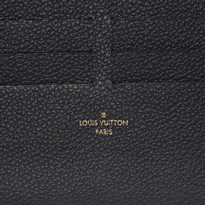 Louis Vuitton Calfskin Felicie Chain Wallet Card Holder Insert Black 6 of 6