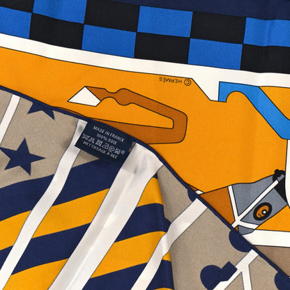 Hermes Silk Steeple Chase Giant Triangle Scarf 3 of 3