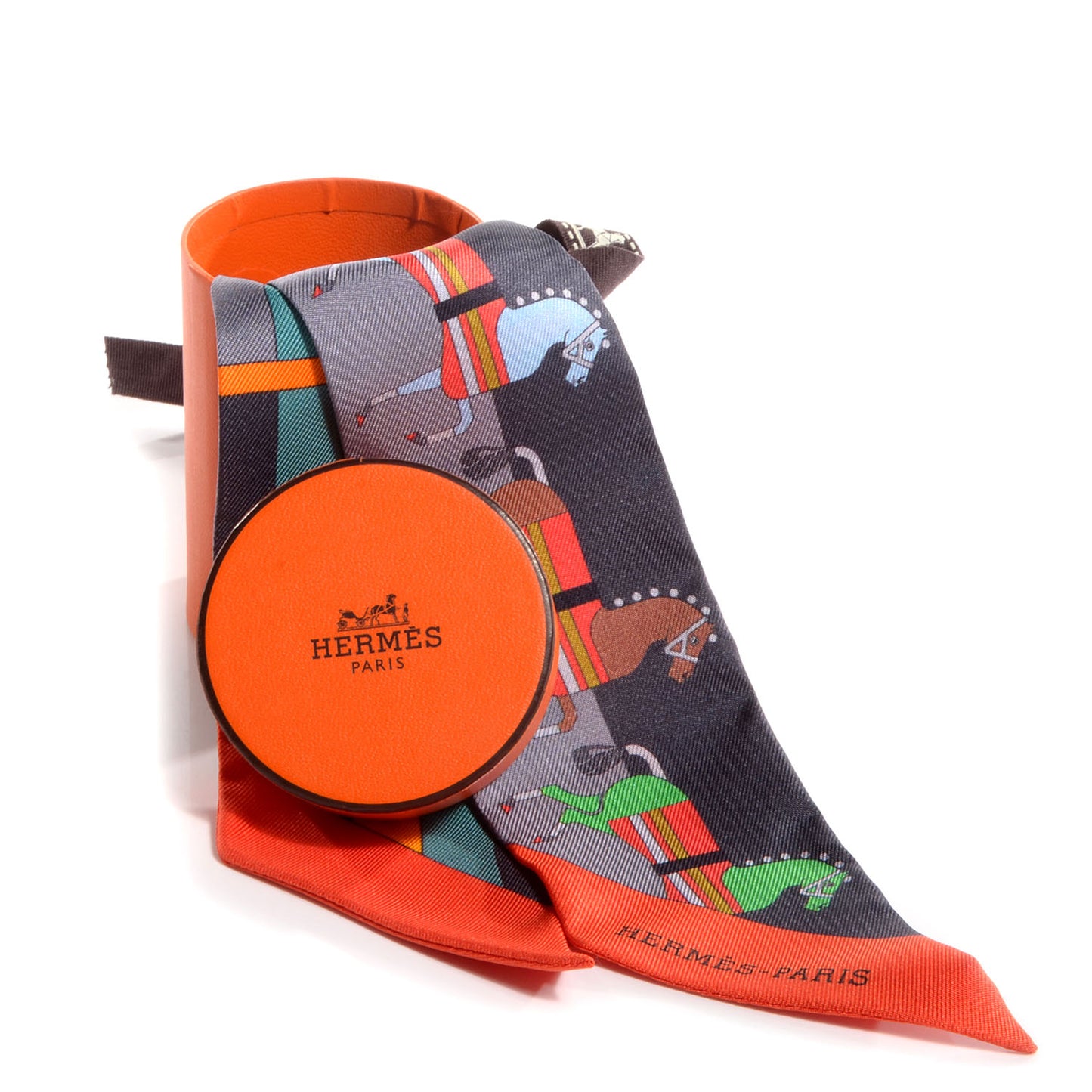 Silk Rocabar Twilly Gris Orange Vert