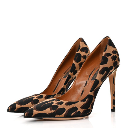 Louis Vuitton Silk Leopard Print Eyeline Pumps 35.5 3 of 8