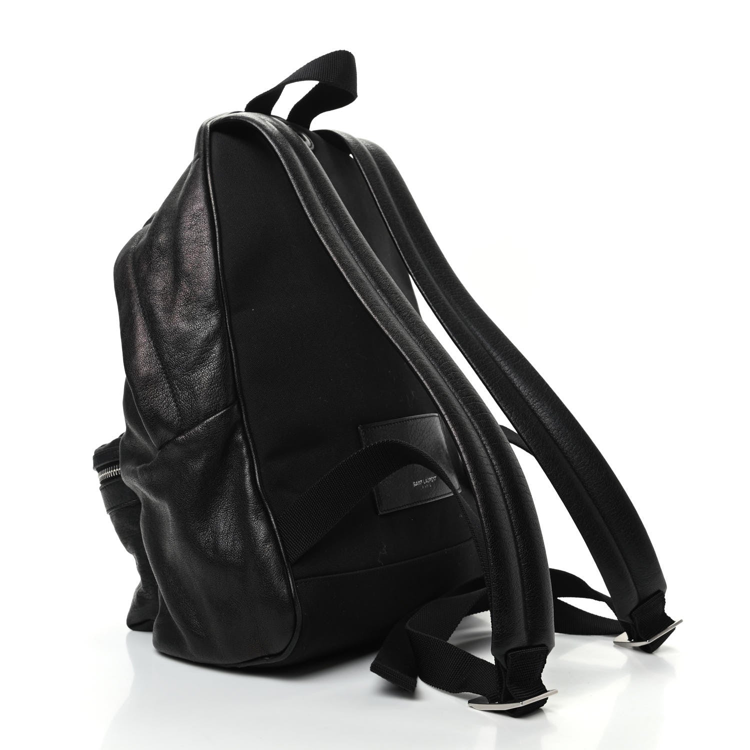 Saint Laurent Sheepskin City Backpack Black 3 of 8