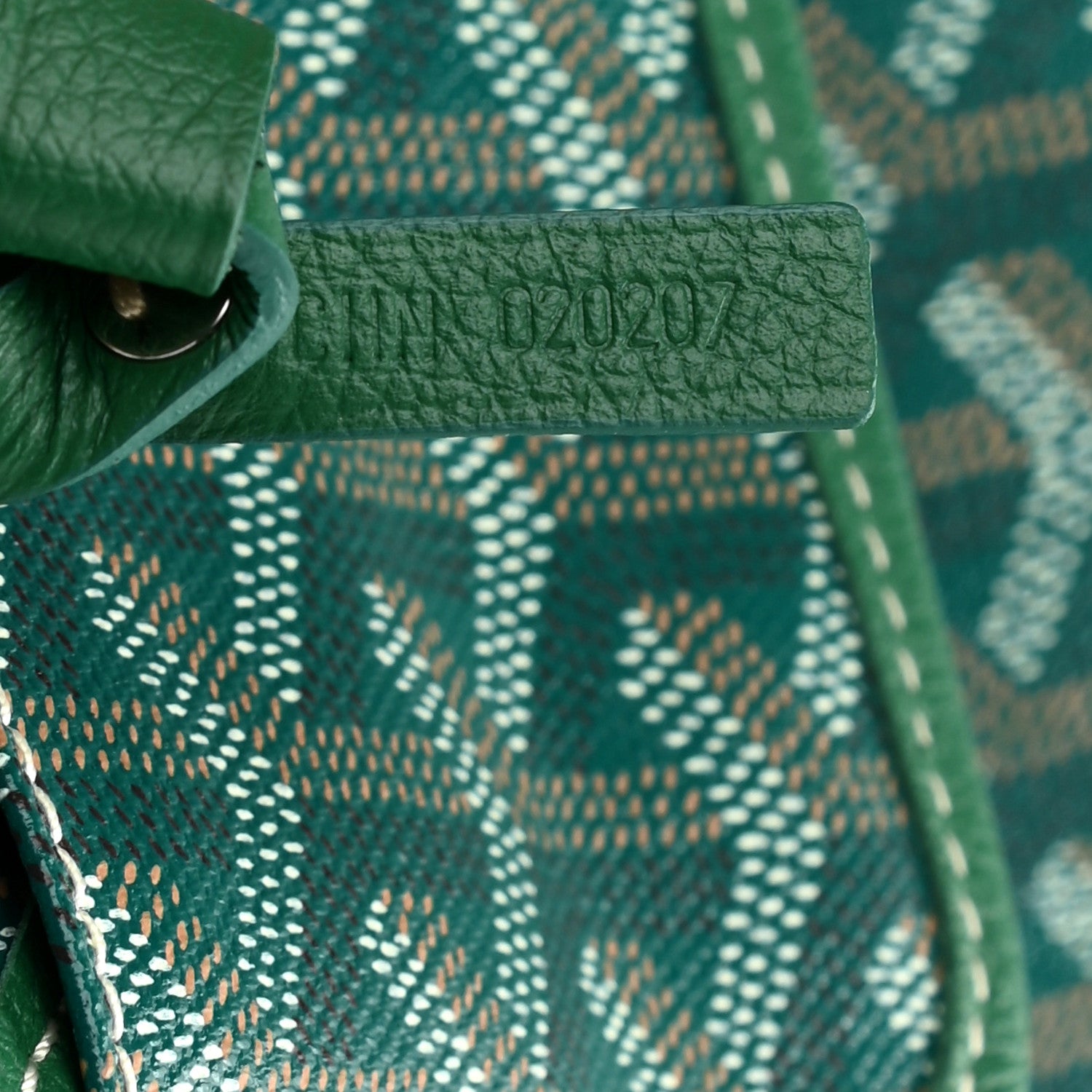 Goyard Goyardine Saint Louis PM Green 8 of 11