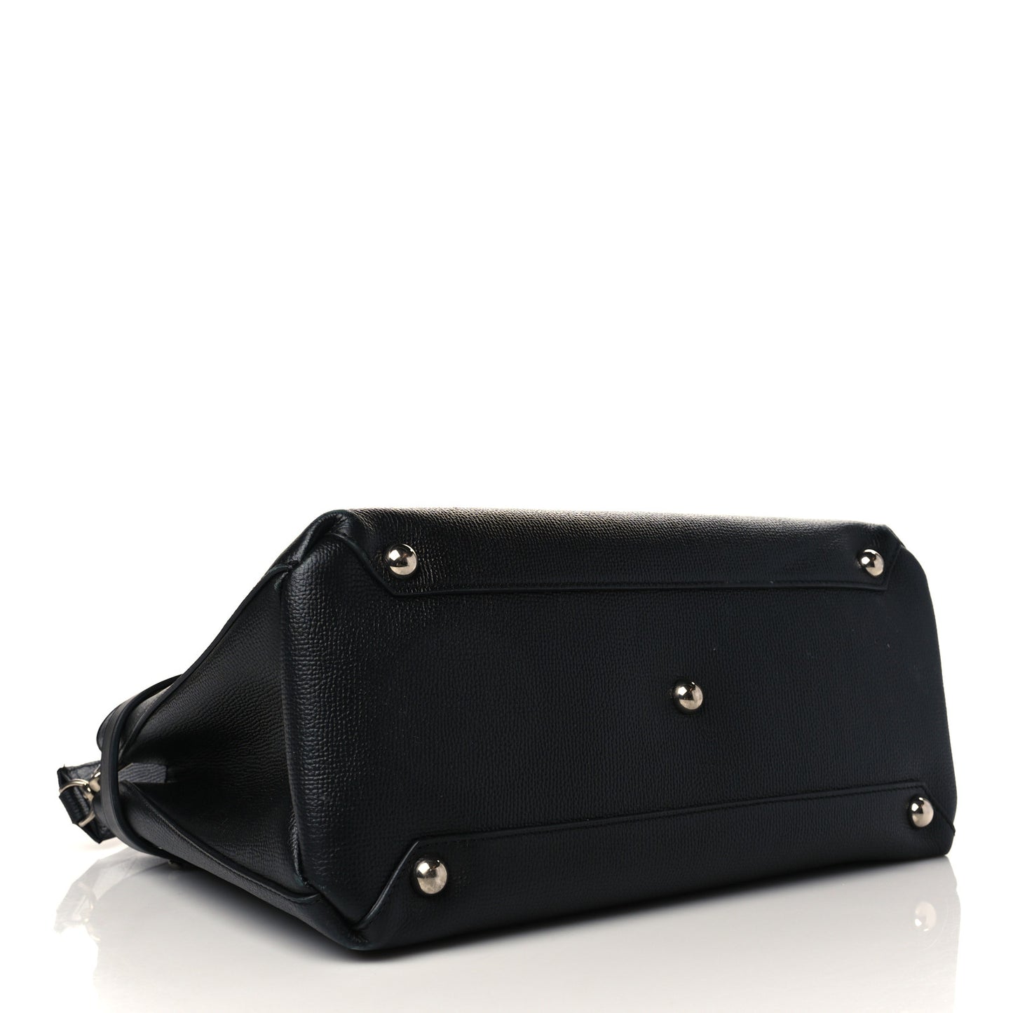 Derby Calfskin House Check Medium Banner Tote Black