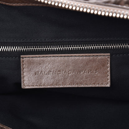Balenciaga Agneau Giant 21 Silver Hardware Weekender Noix 6 of 12