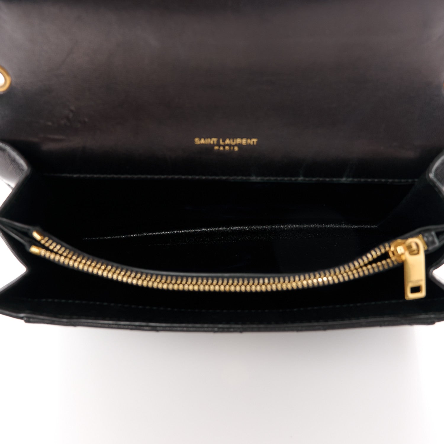 Saint Laurent Lambskin Quilted Mini Gaby Satchel Black 5 of 13