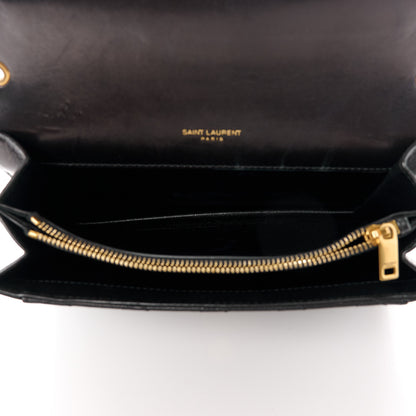 Saint Laurent Lambskin Quilted Mini Gaby Satchel Black 5 of 13