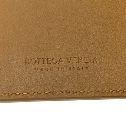 Bottega Veneta Calfskin Intrecciato Zip Card Holder Moutarde 6 of 8
