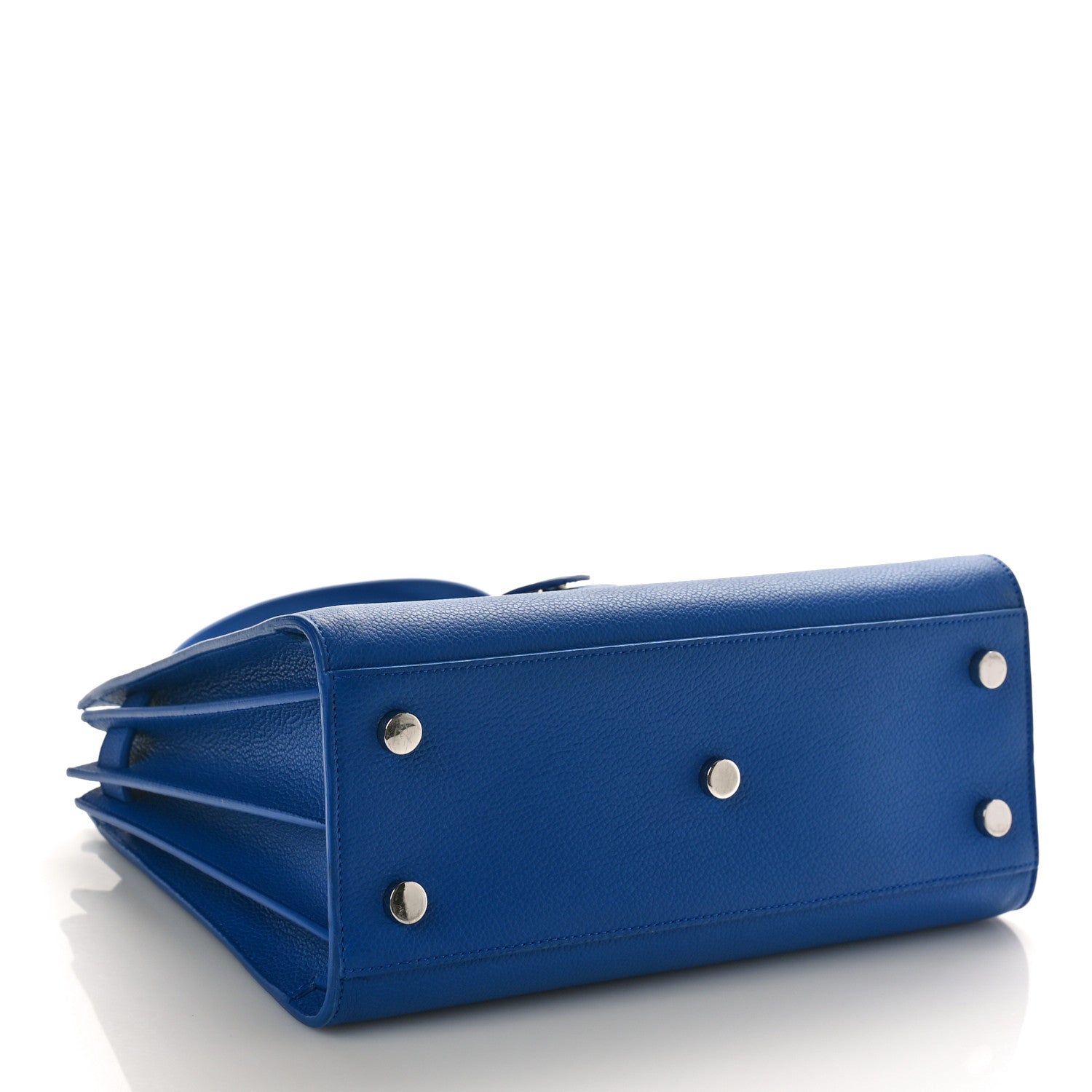 Saint Laurent Grained Calfskin Baby Sac De Jour Royal Blue 4 of 8