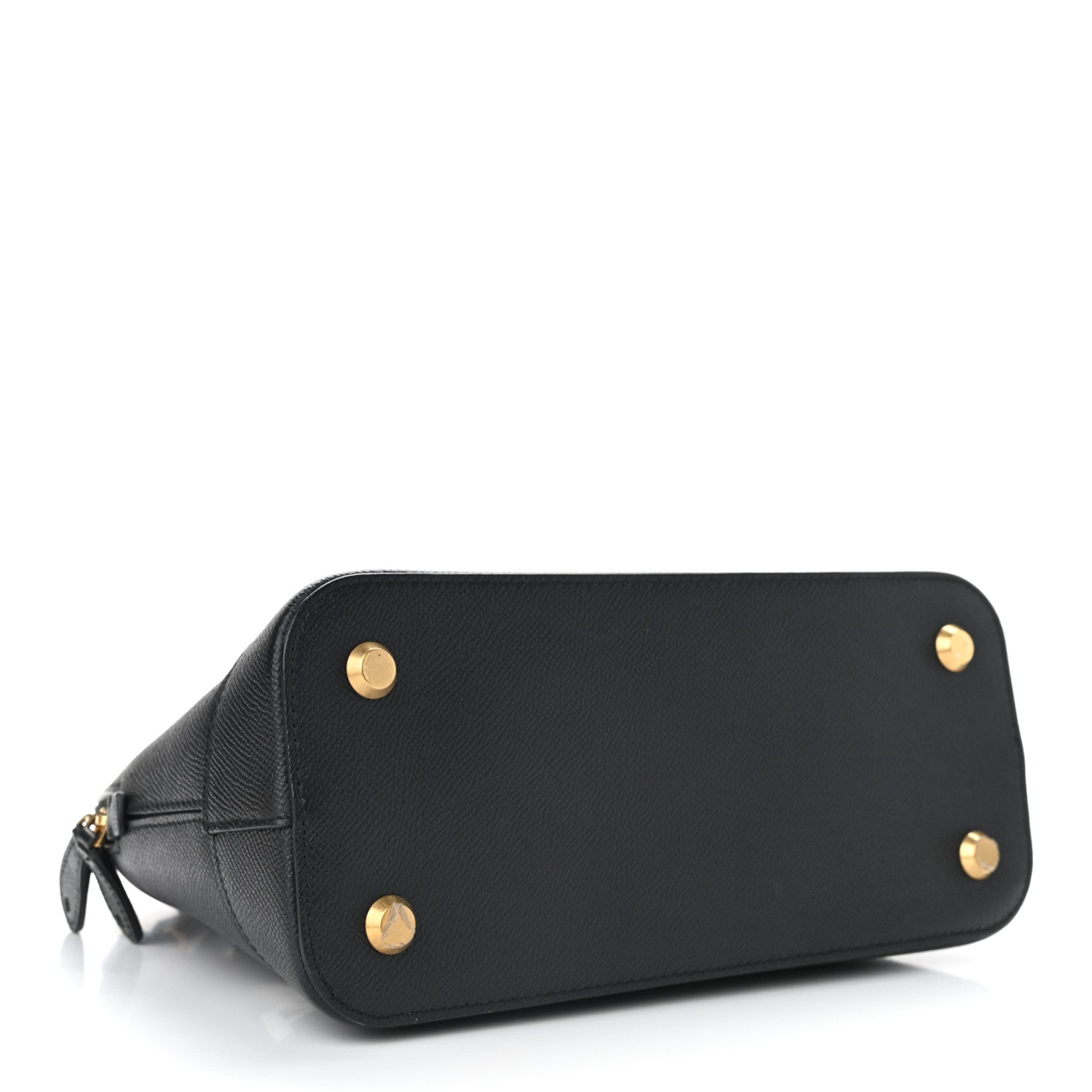 Balenciaga Signature Grained Calfskin Logo S Ville Top Handle Bag Black White 4 of 8