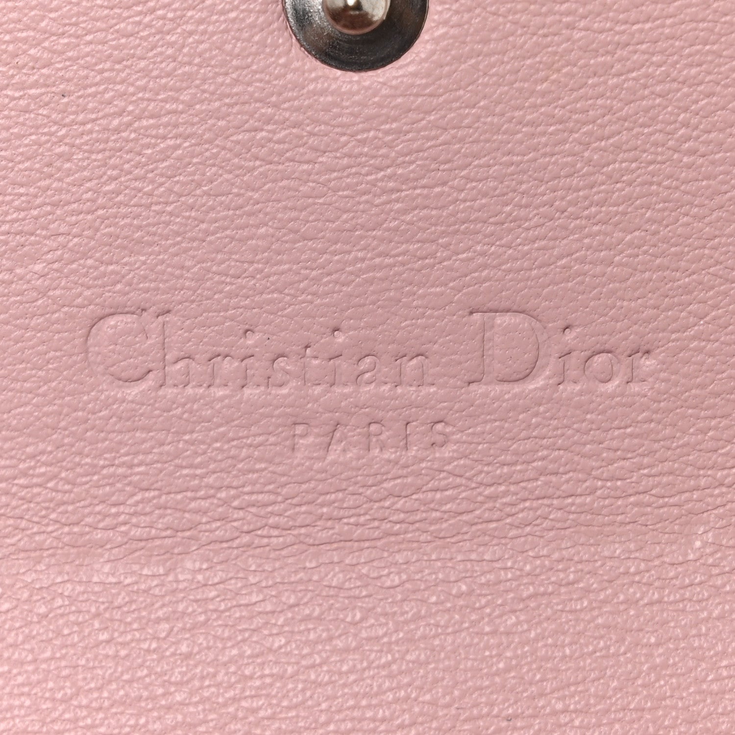 Christian Dior Patent Cannage Lady Dior Explorateur Wallet Pink 6 of 8