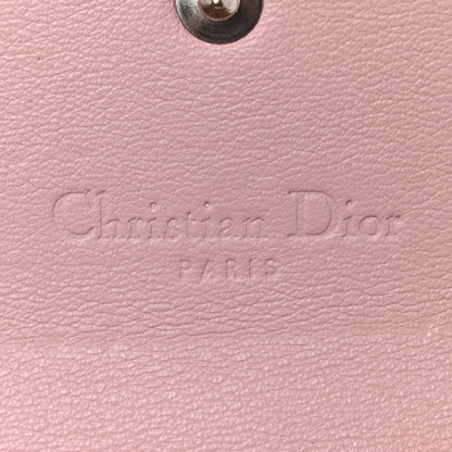 Christian Dior Patent Cannage Lady Dior Explorateur Wallet Pink 6 of 8