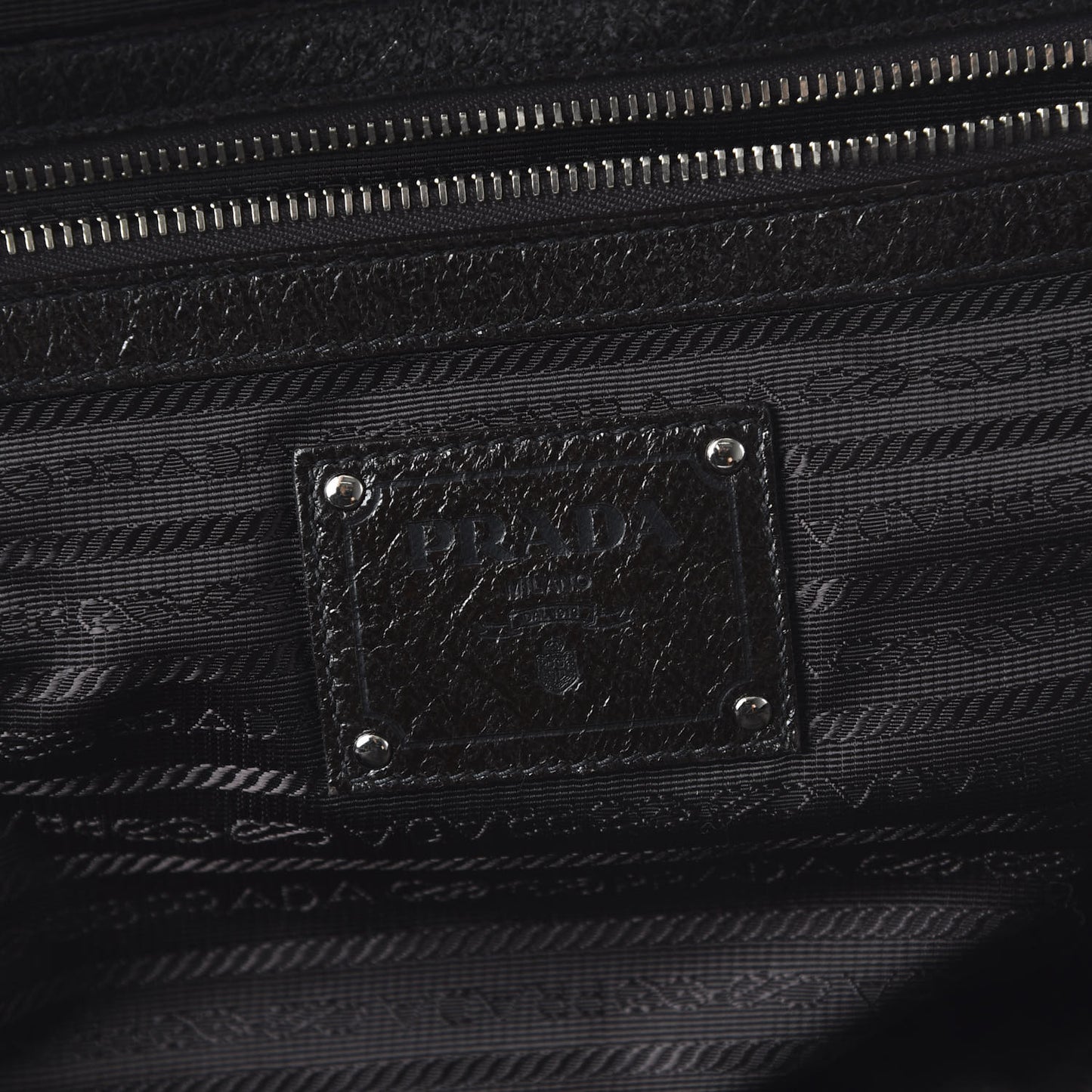Cervo Lux Chain Dome Satchel Black