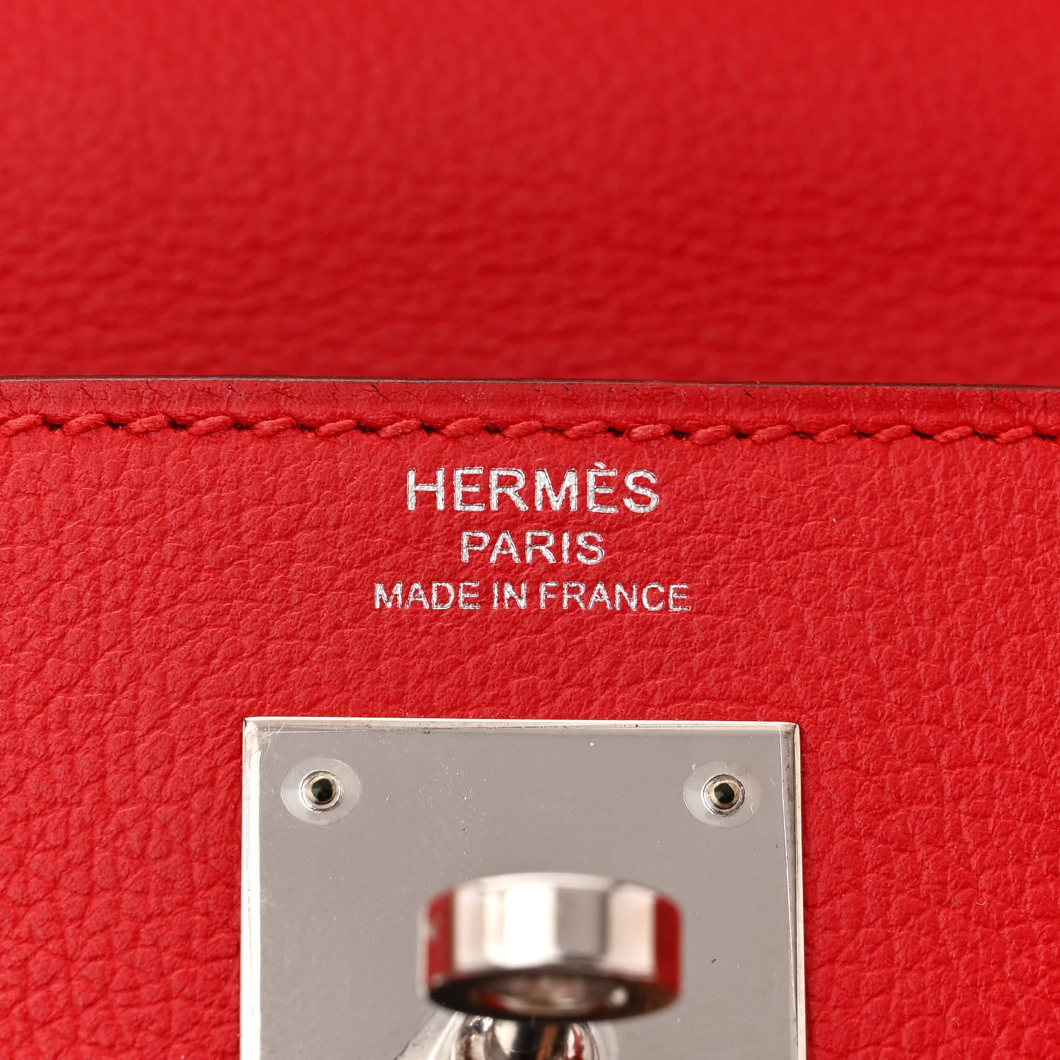 Hermes Evercolor Verso Kelly Retourne 28 Rouge De Coeur Rouge Grenat 6 of 16