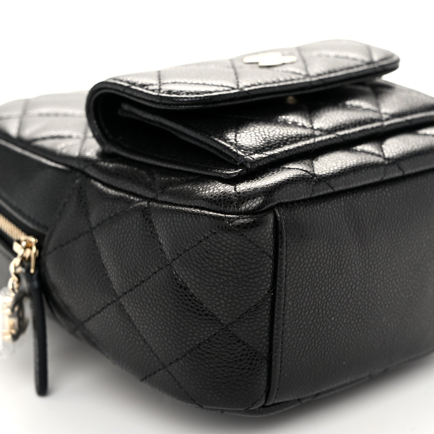 Chanel Caviar Quilted CC Mini Classic Backpack Black 9 of 11