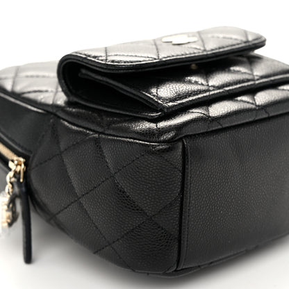Chanel Caviar Quilted CC Mini Classic Backpack Black 9 of 11