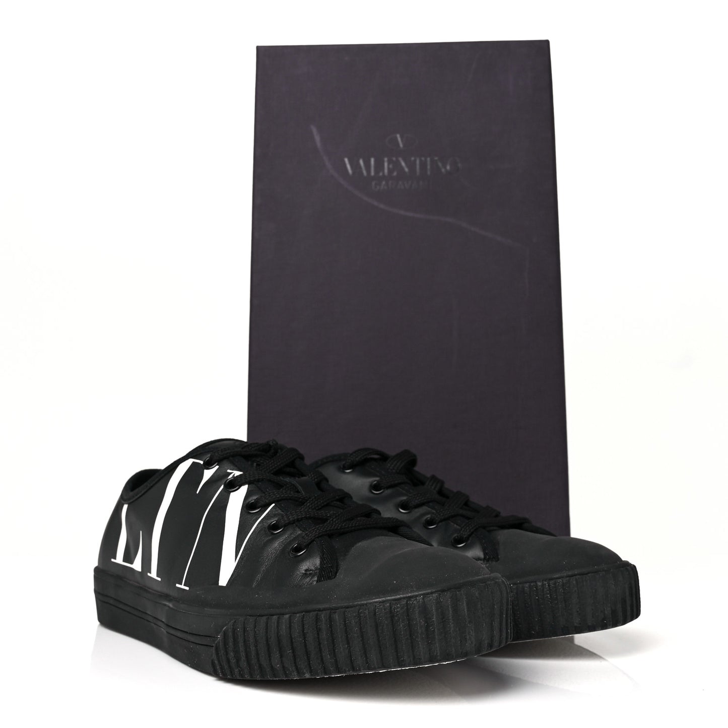 Nappa Mens VLTN Sneakers 41 Black White