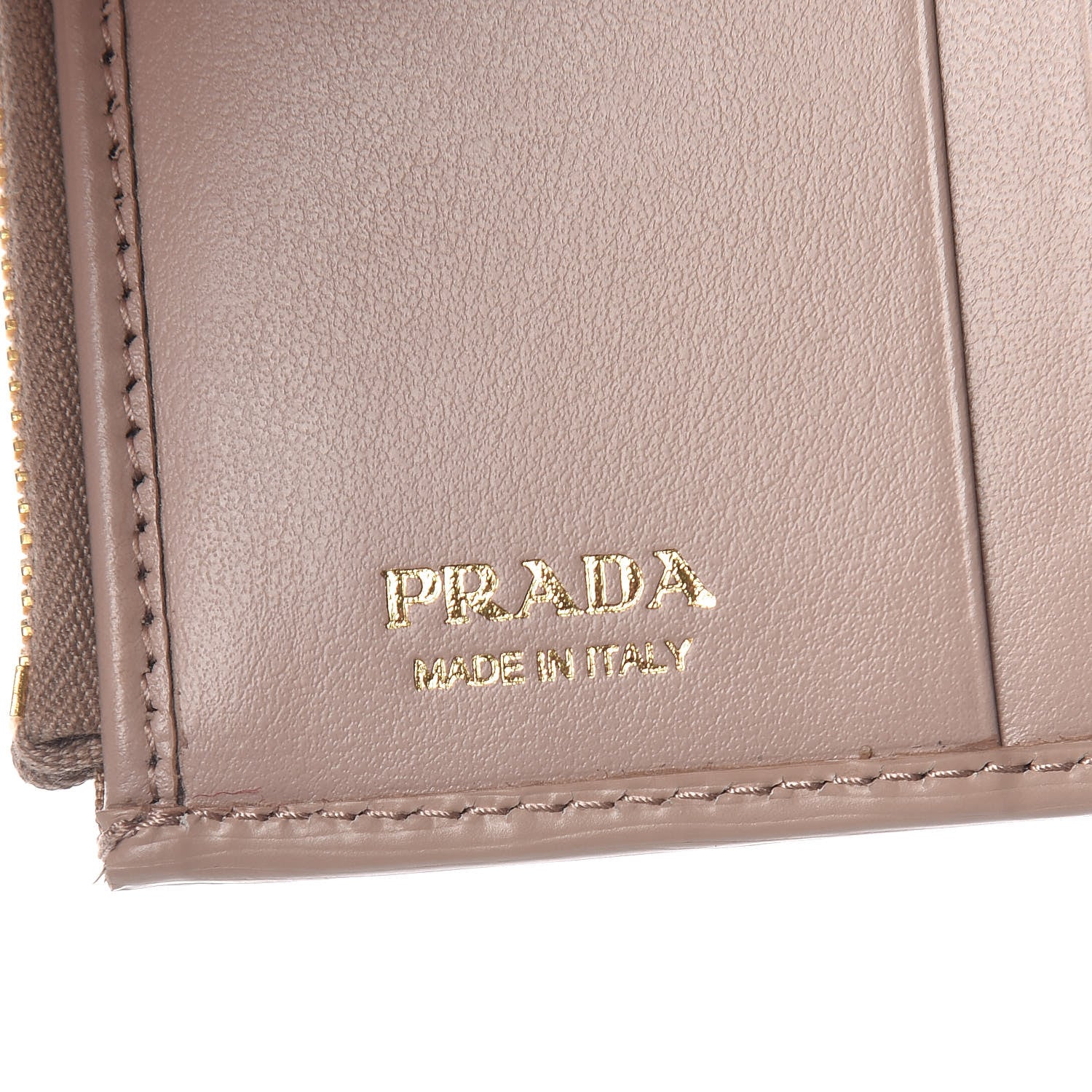 Prada Vitello Move Zip Coin Case Wallet Cipria 6 of 8