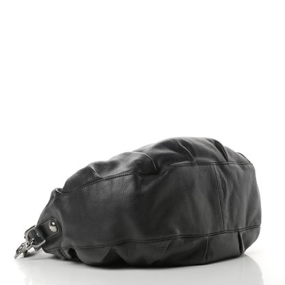 Gucci Pebbled Calfskin Medium Icon Bit Shoulder Bag Black 4 of 11