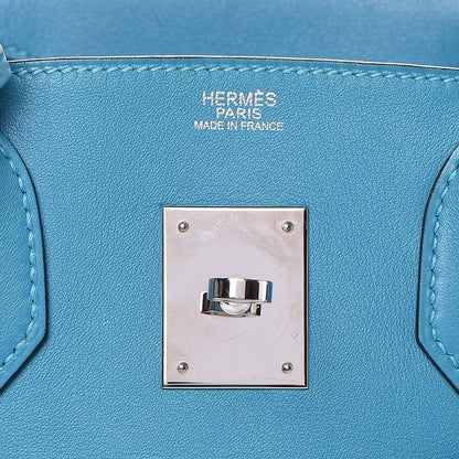 Hermes Swift Birkin 30 Turquoise 22 of 30