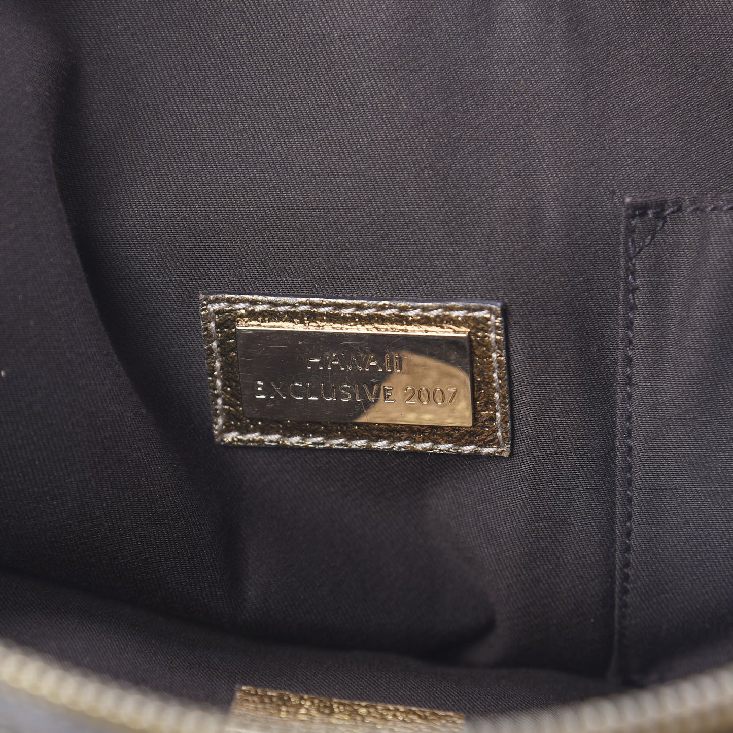 Monogram Medium Abbey Tote Gold