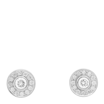 Tiffany Platinum Diamond .32ctw Soleste Earrings 1 of 6