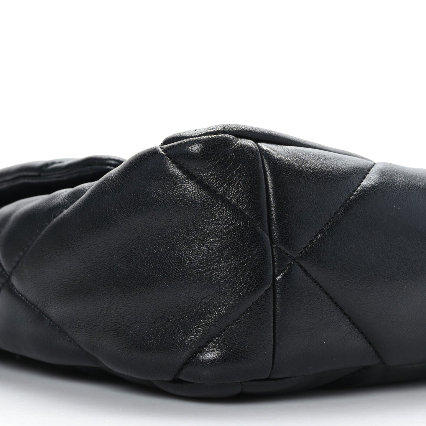 Lambskin Quilted Large Chanel 19 Flap Black