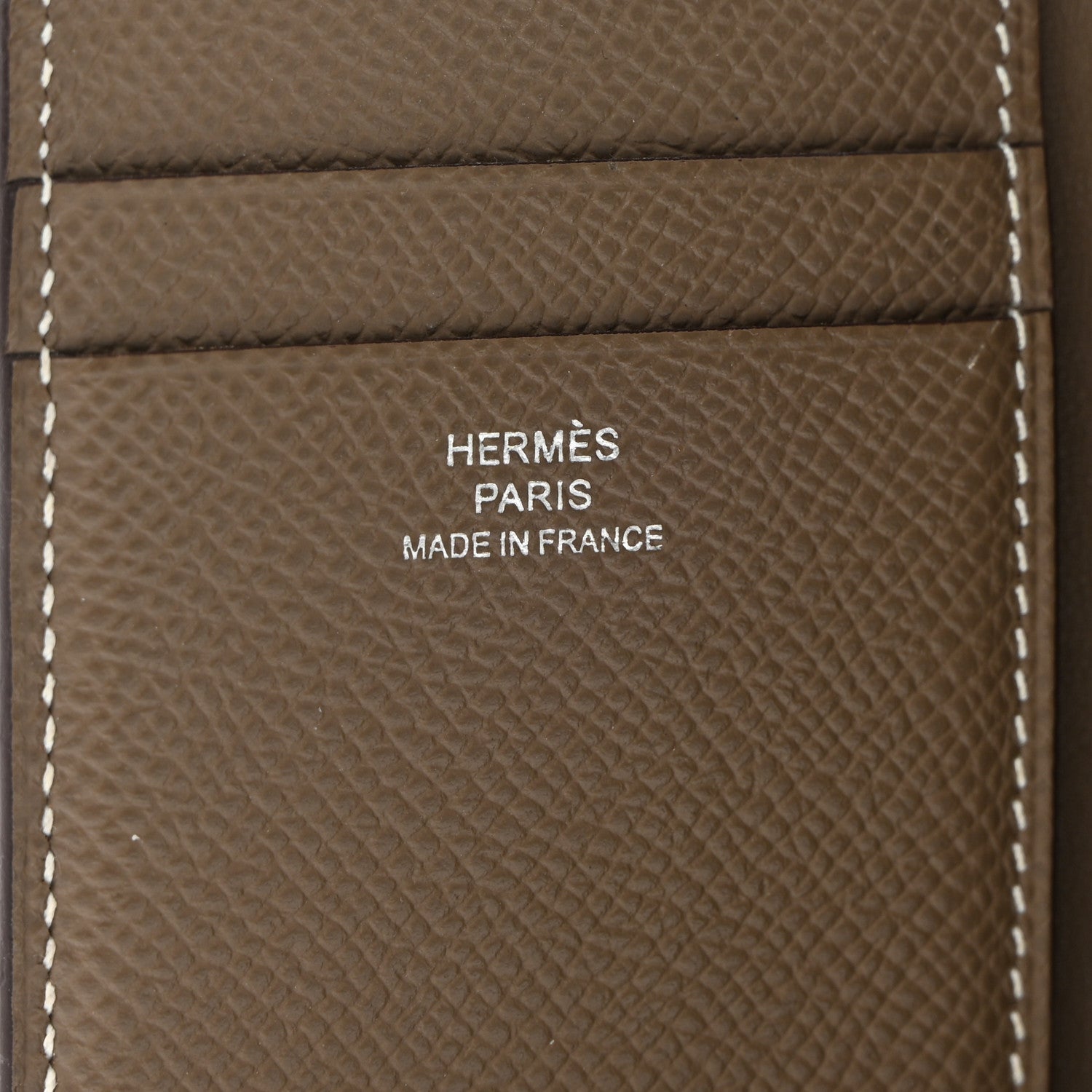 Hermes Epsom MC2 Euclide Card Holder Case Etoupe 6 of 12