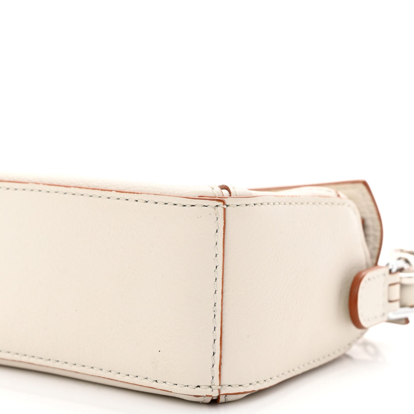 Calfskin Nano Puzzle Bag White