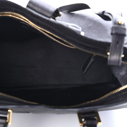 Saint Laurent Sheepskin Small Cabas ChYc Black 5 of 9
