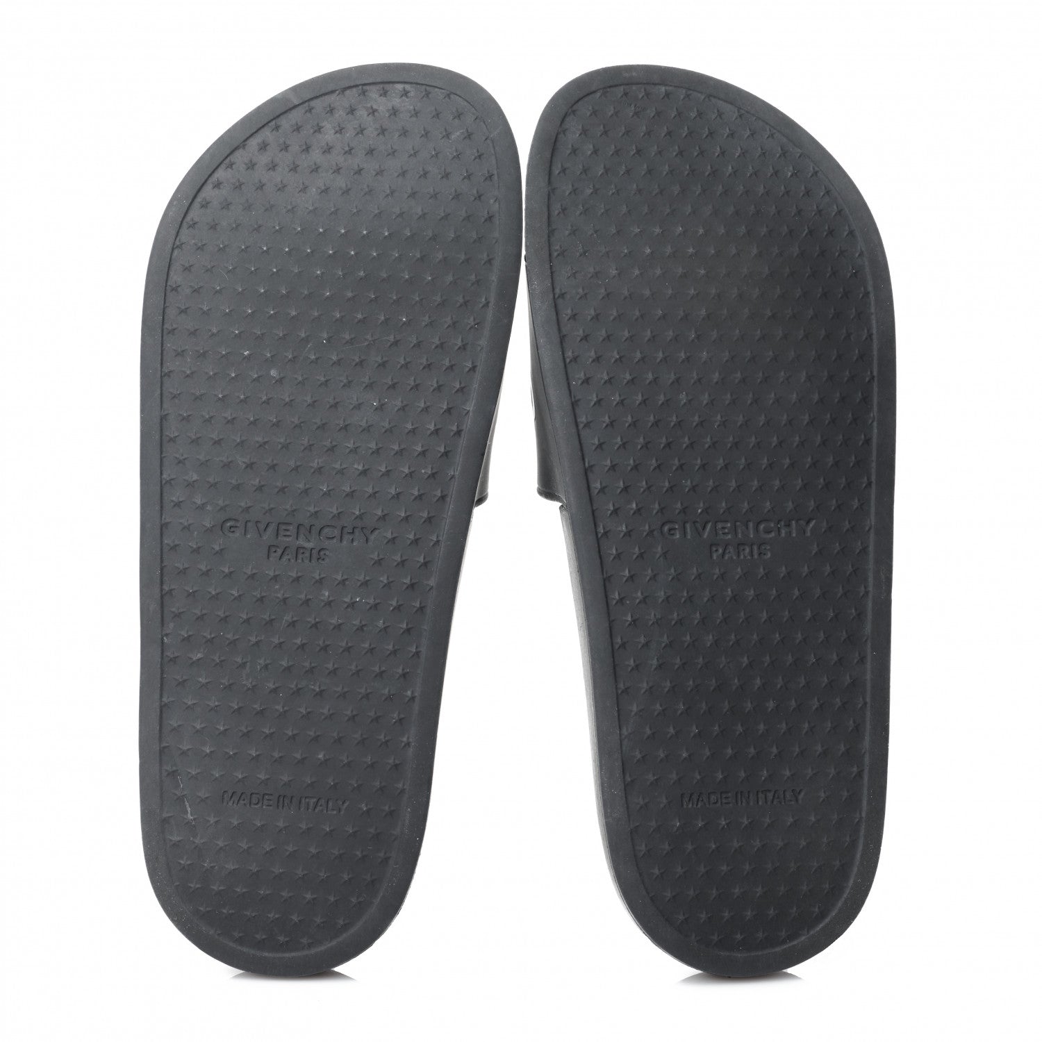 Givenchy Rubber Logo Pool Slide Sandals 37 Black 5 of 9