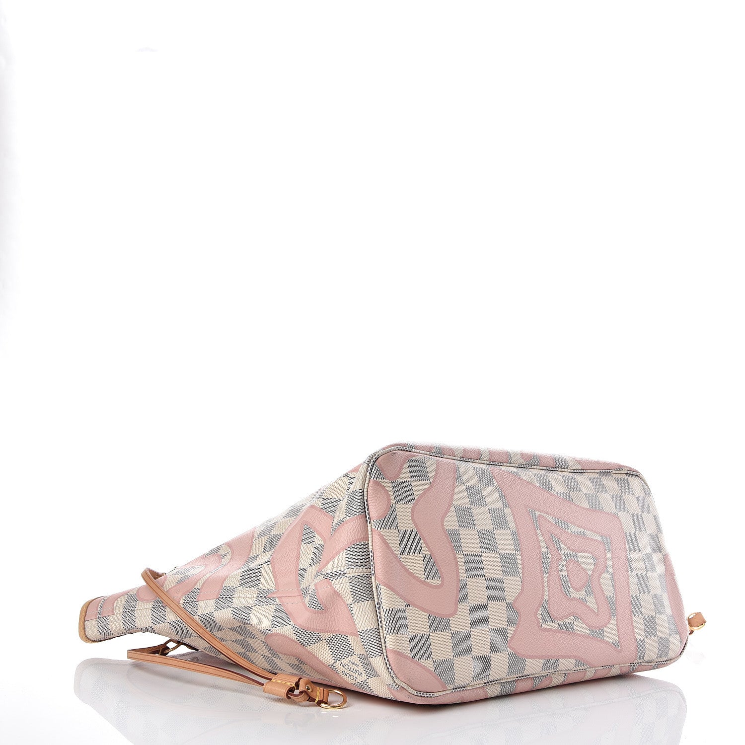 Louis Vuitton Damier Azur Tahitienne Neverfull MM 4 of 9