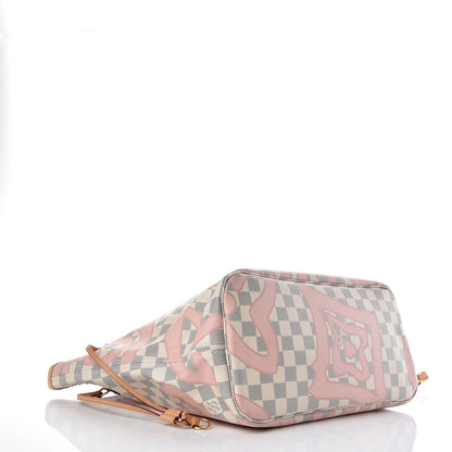 Louis Vuitton Damier Azur Tahitienne Neverfull MM 4 of 9