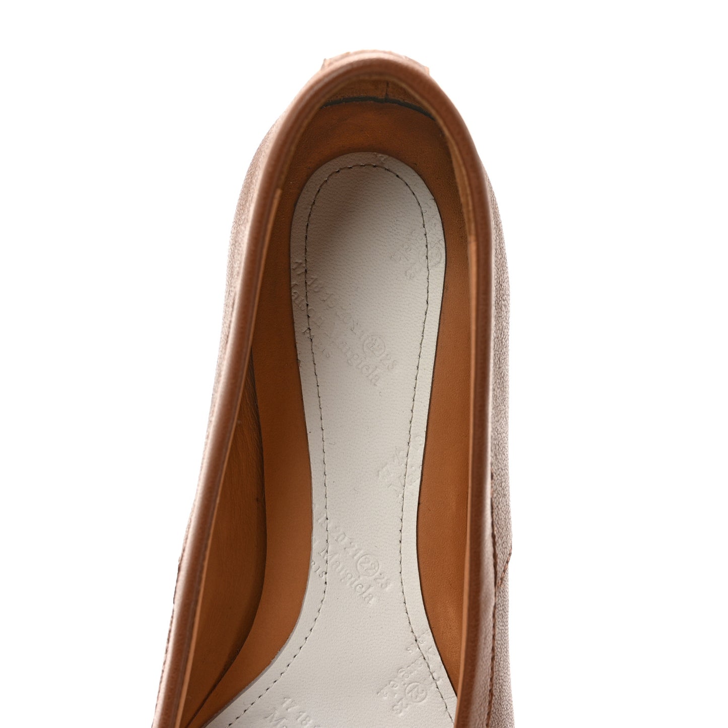 Nappa Tabi Ballet Flats 37 Tabac