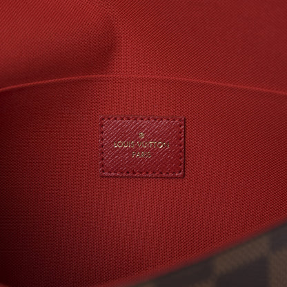 Louis Vuitton Damier Ebene Pochette Felicie Chain Wallet 6 of 9